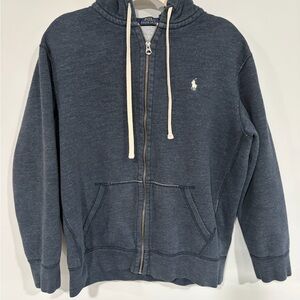 Polo Ralph Lauren Navy Full Zip Hoodie Size XL